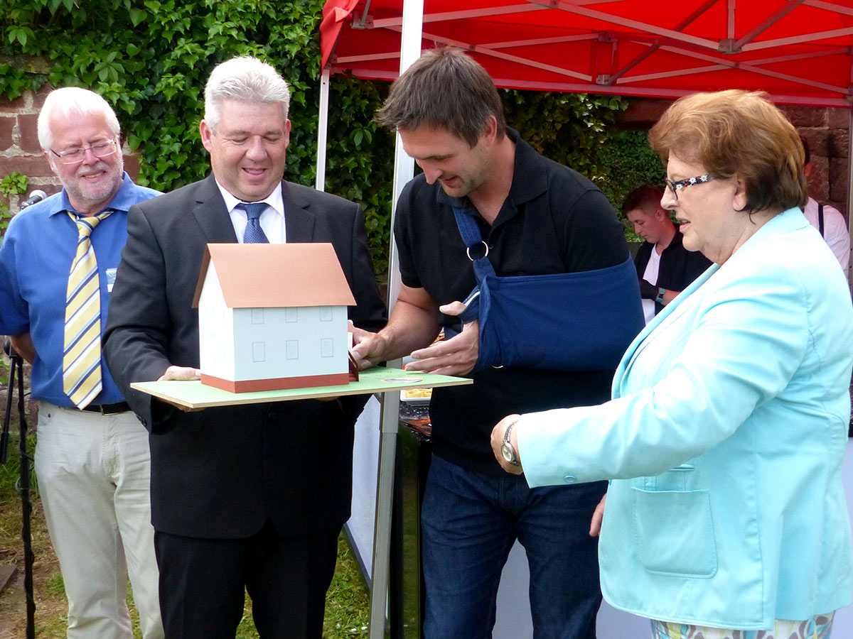 Hausübergabe Vereinshaus am 26.05.2018